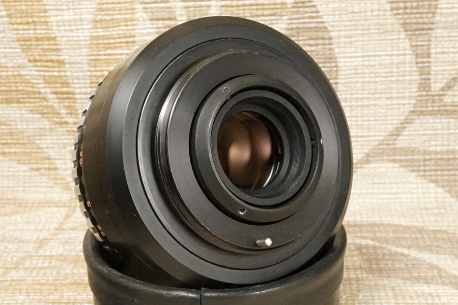 Meyer-Optik Görlitz (マイヤーオプティック・ゲルリッツ)　旧東ドイツ製標準レンズ　Domiplan 50mm/f2.8 zebra（超美品/整備済）M42_LED光照射で極薄いクモリすら皆無の透明度