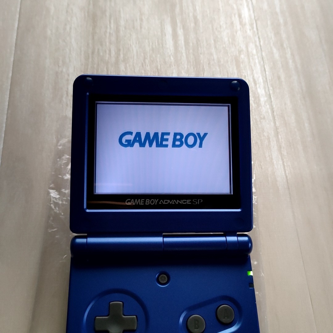 100%品質 GBA本体】ゲームボーイアドバンスSP アズライトブルー 本体