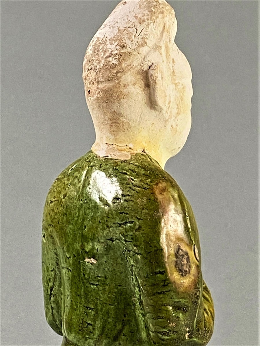 A-00106】唐緑釉文官俑【中国美術】 | normanhubbard.com