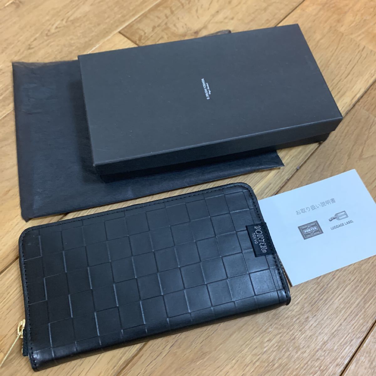 未使用 【PORTER】ポーター B印 YOSHIDA ラウンドファスナー 長財布 2