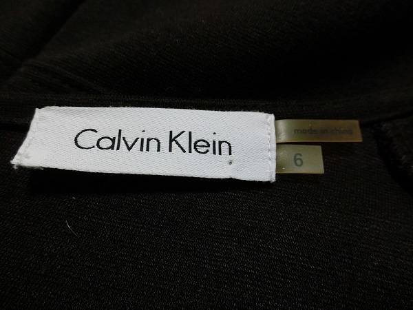 Calvin klein　カルバンクライン　 美ライン　ストレッチ　ワンピース ブラウン　６_画像4