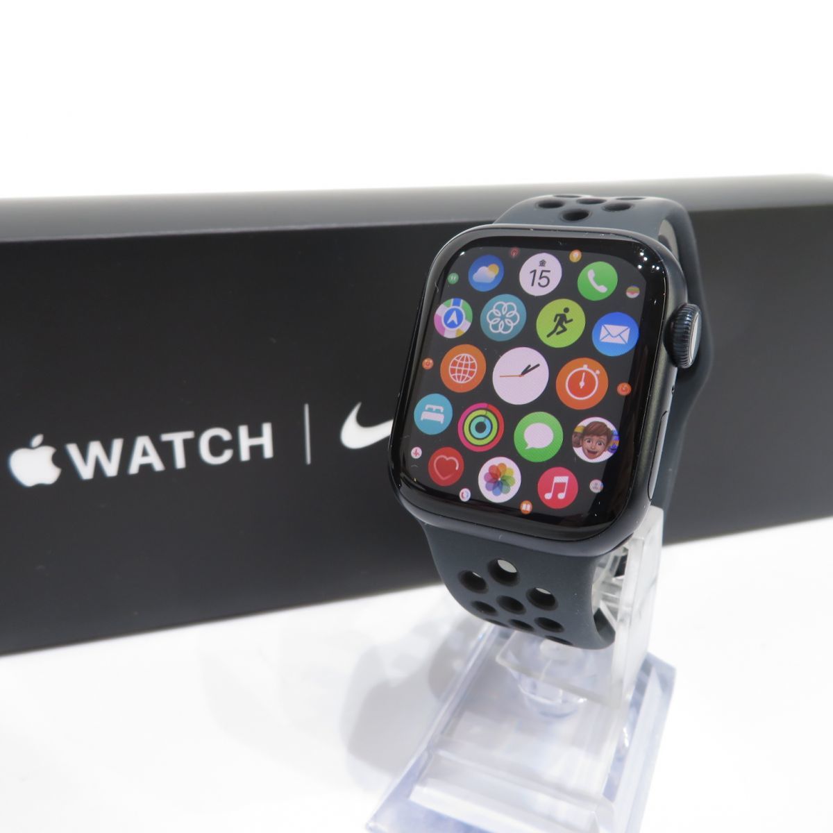 115s Apple Watch Nike Series 7 GPS 41mm MKN43J/A アンスラサイト/ブラックNikeスポーツバンド バッテリー最大容量:100% ※ rsgmladokgi.com