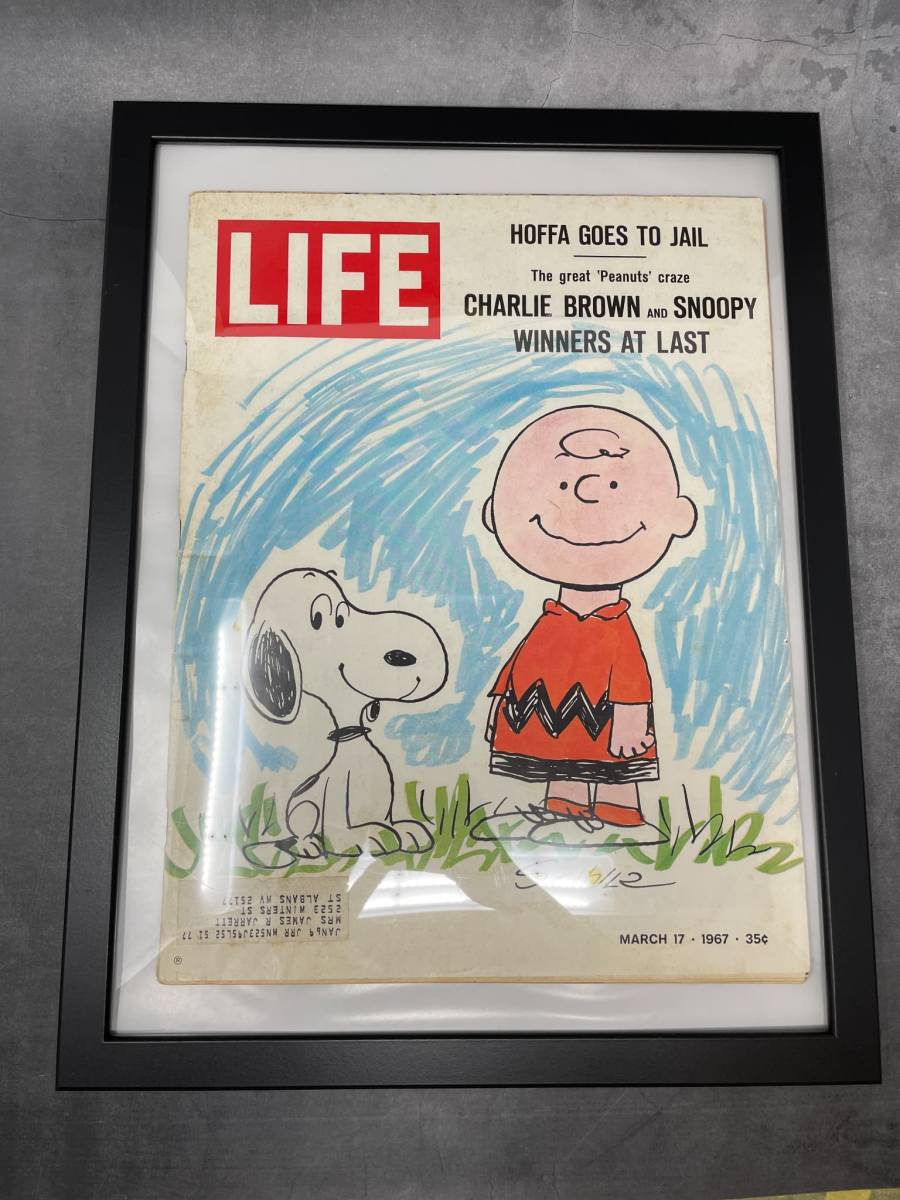 【送料無料】 1960s LIFE 雑誌 Life Magazine March 1967 Peanuts Snoopy ヴィンテージ E0474