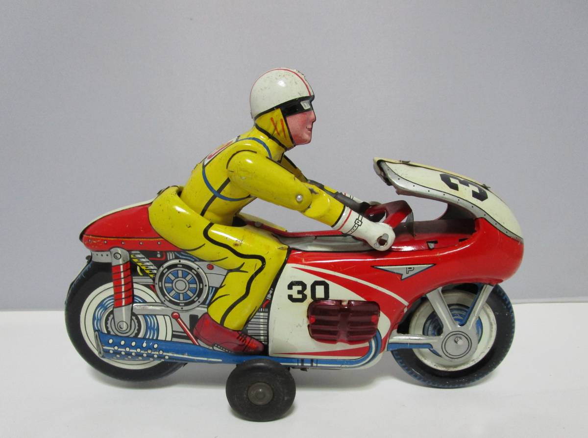 野村トーイ ◇RACING CYCLE No.30 ◇ブリキ フリクション 1960年代