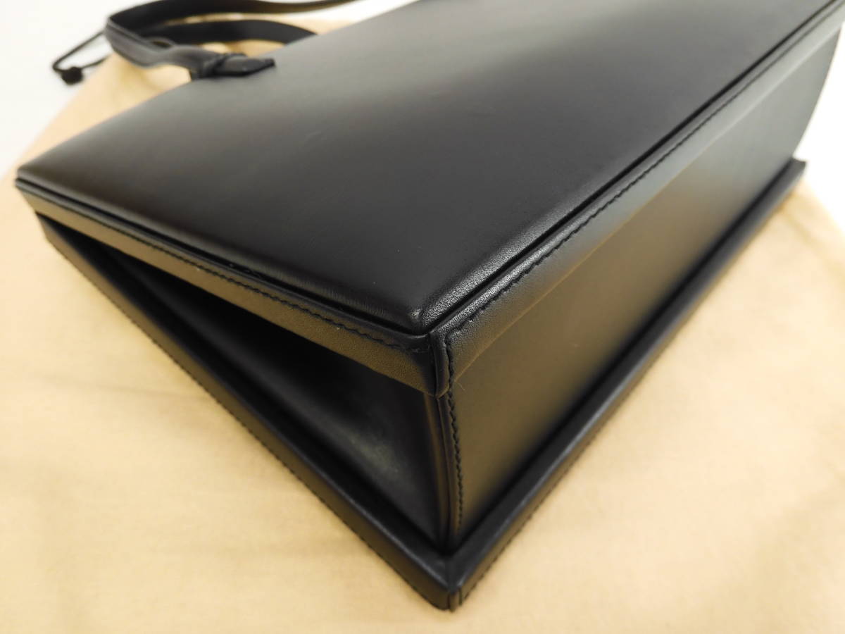 ロエベ ハンドバッグ ボスタル レザー黒 トートバッグ 美品@ 1 ロエベ ハンドバッグ ボスタル レザー黒 トートバッグ 美品@ 1