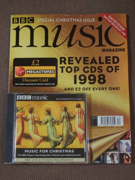 BBC Music Magazine December 1998 Classic музыка специализация журнал 