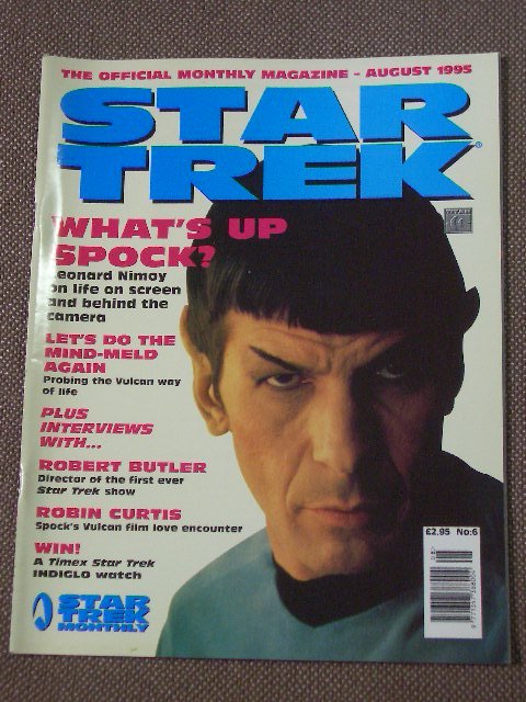 Star Trek Monthly #6 August 1995 (Titan) スタートレック専門誌の画像1