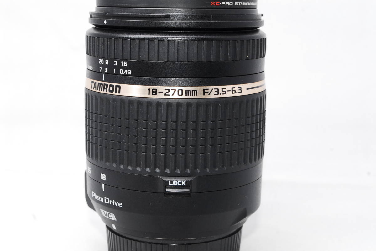 ◆美品◆ タムロン TAMRON 18-270mm F3.5-6.3 Di II VC PZD B008 ズームレンズ 高倍率 ニコン用 ★動作確認済み★ スレキズわずか！_画像9