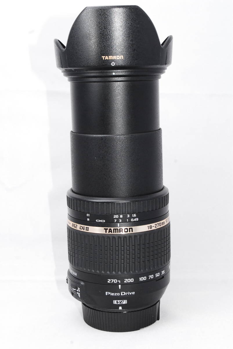 ◆美品◆ タムロン TAMRON 18-270mm F3.5-6.3 Di II VC PZD B008 ズームレンズ 高倍率 ニコン用 ★動作確認済み★ スレキズわずか！_画像10