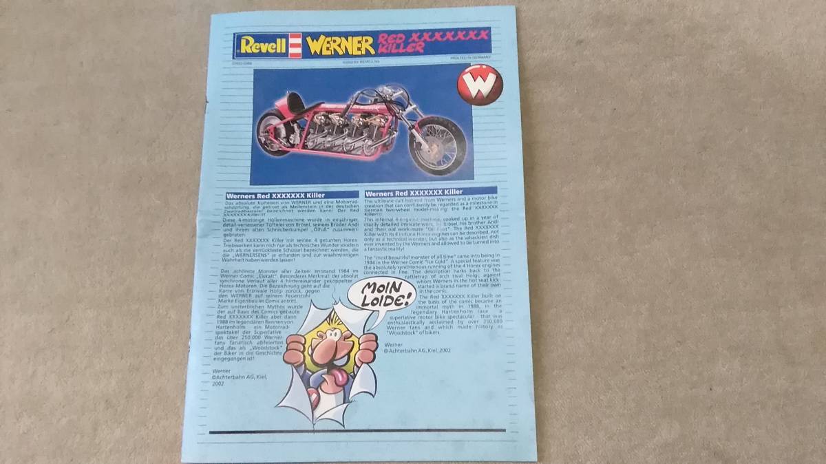 レベル 1/9 WERNER RED XXXXXXX(PORSCHE) KILLER Revell (レッド レベル 1/9 WERNER RED XXXXXXX(PORSCHE) KILLER Revell (レッド