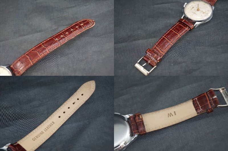 * ultra rare rare article operation goods BAUME&MERCIER / Baum &merushe antique chronograph Vintage retro men's wristwatch hand winding 130925