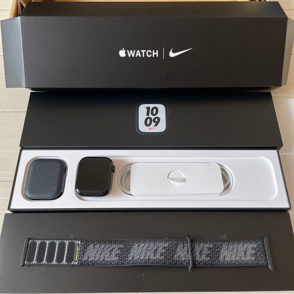 Apple Watch Nike Series7 セルラーモデルmm ミッドナイト