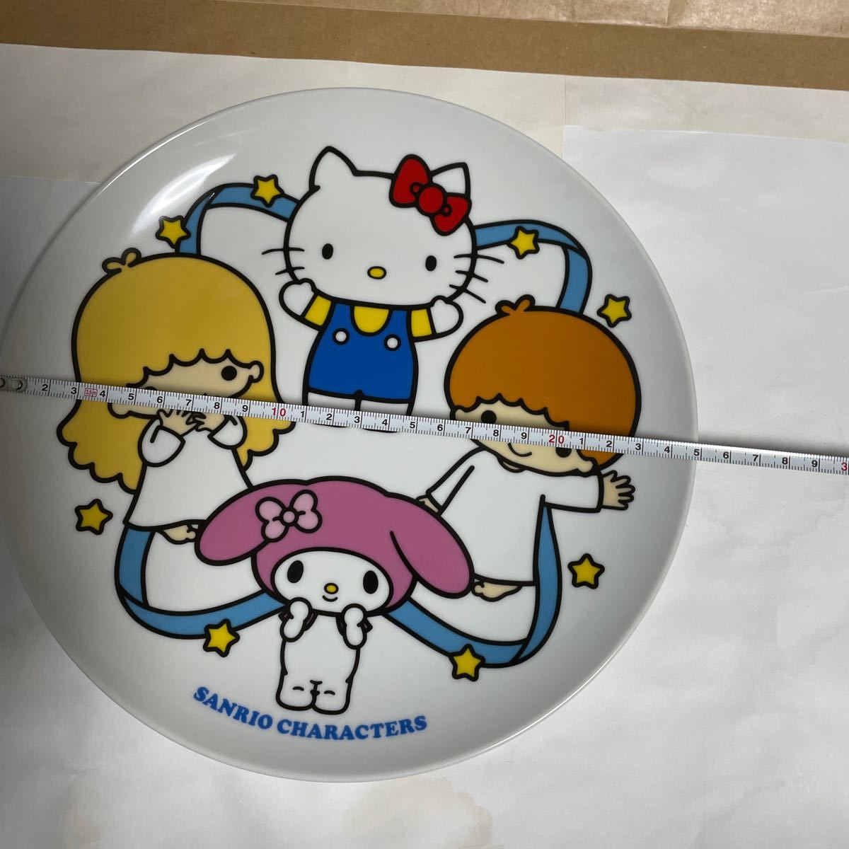 サンリオ キャラクターフェア 40周年記念プレート皿　ハローキティ マイメロディ キキララ 陶磁器 