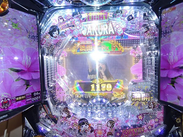 □宅配ok□ ぱちんこ AKB48 桜 LIGHT ver. / 循環仕様 / 前面 □宅配ok□ ぱちんこ AKB48 桜 LIGHT ver. / 循環仕様 / 前面