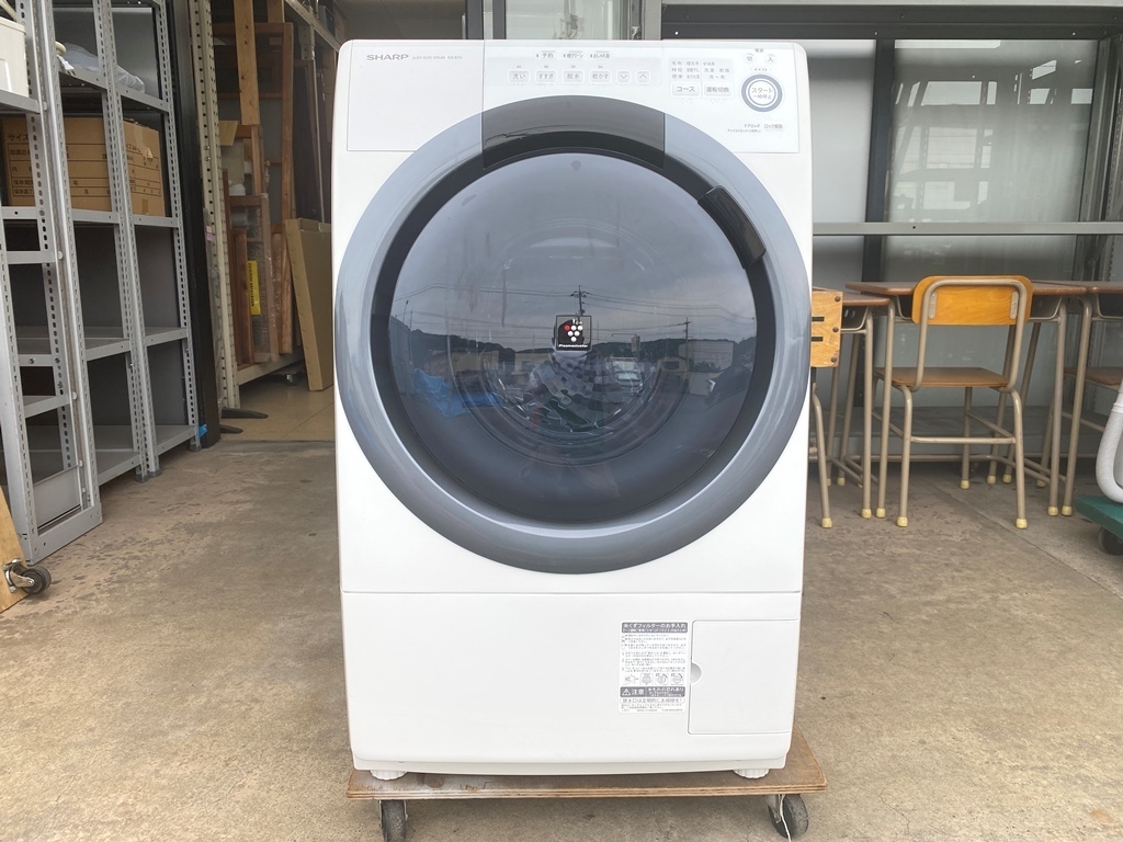 ドラム式洗濯機 7kg 乾燥3.5kg 2018年製 SHARP 国産-