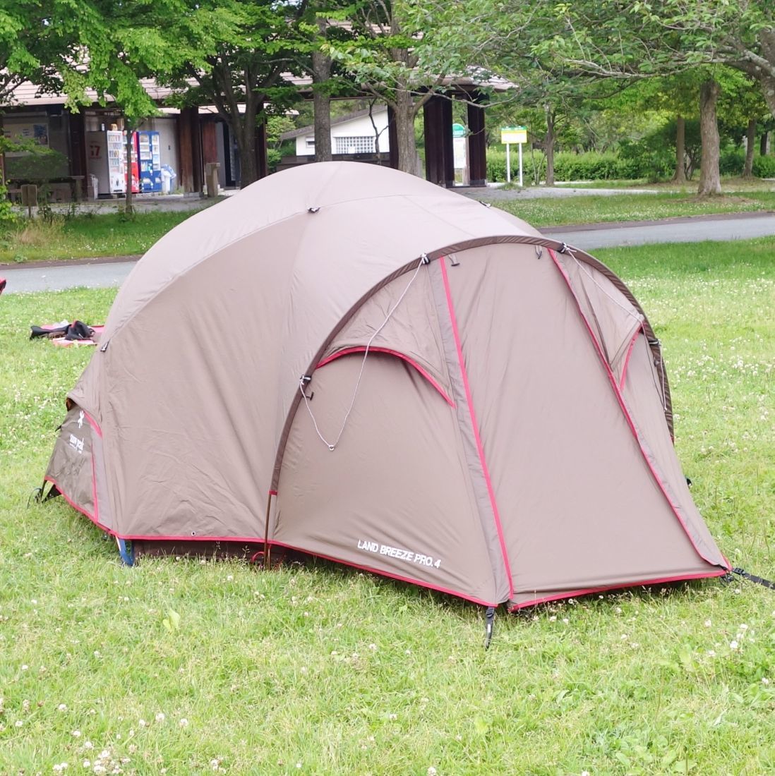 極美品 スノーピーク snowpeak ランドブリーズ Pro4 SD-140R テント 前