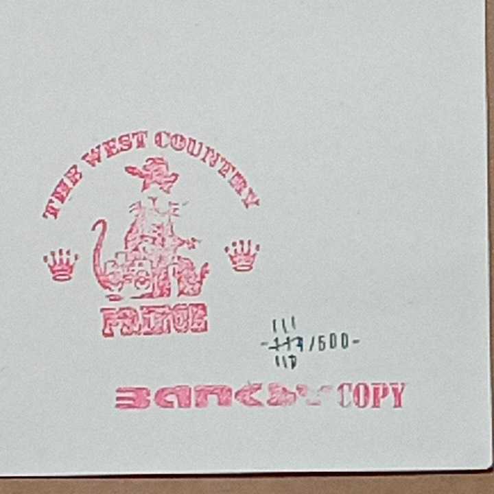 希少 バンクシー banksy Flying CopperWCP 大判100cm×70cm | sweatreno.com