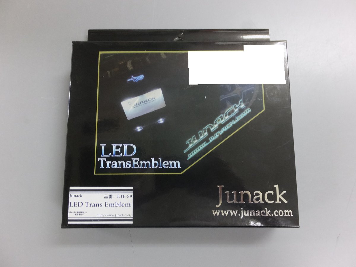 【未使用未開封・長期在庫品】JUNACK(ジュナック) LED トランスエンブレム ブルー LTE-S9 レガシィワゴン BR9,BRG,BRM [アプライドD～E型]_画像1