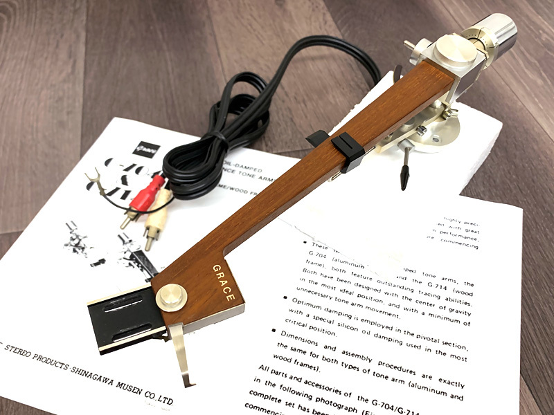 □Grace G-714 トーンアーム 専用ヘッドシェル付 グレース □Grace G-714 トーンアーム 専用ヘッドシェル付 グレース