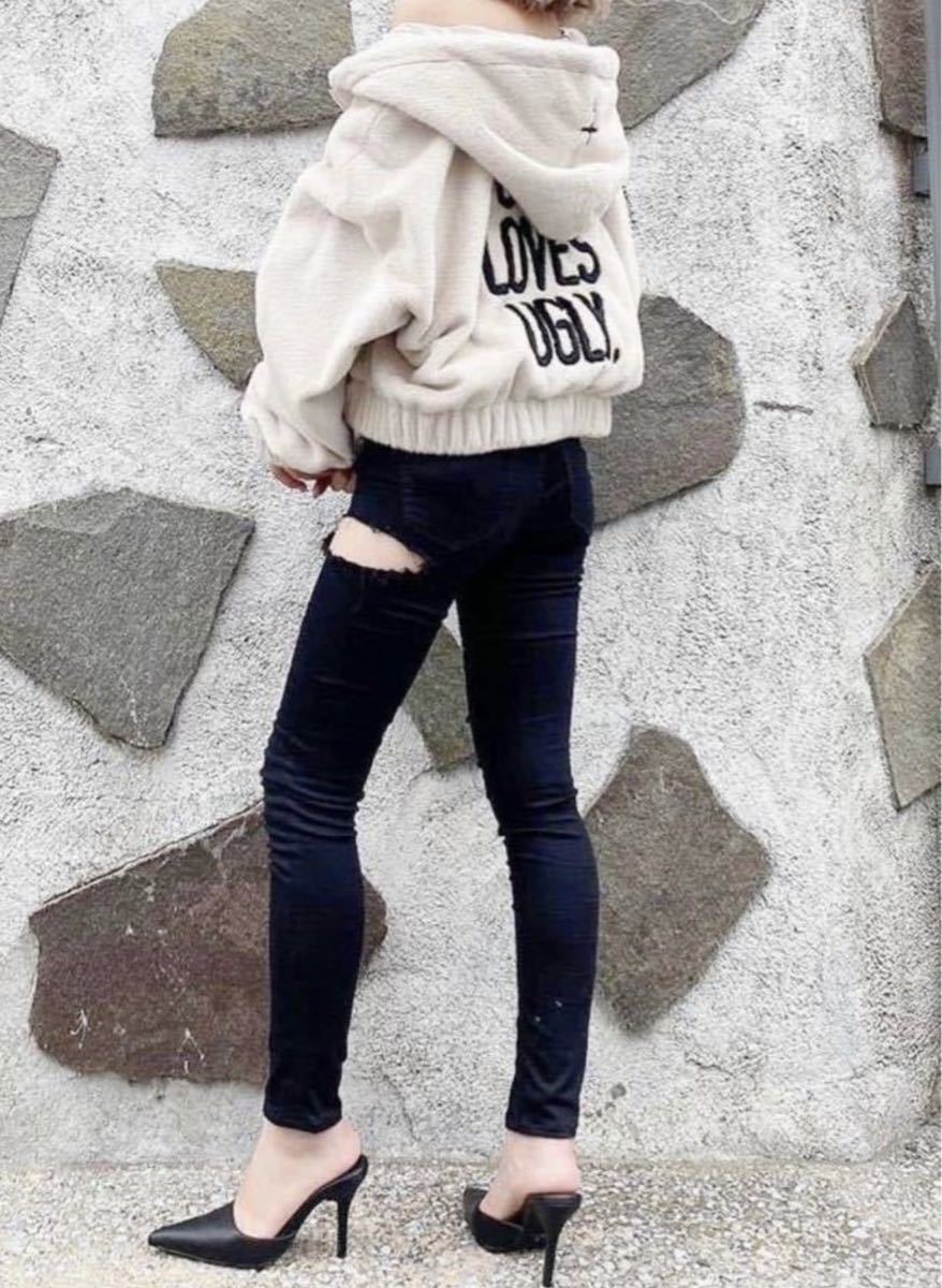 ☆ 1回着用のみ ☆ GYDA ジェイダ ☆ エコファーショートコート