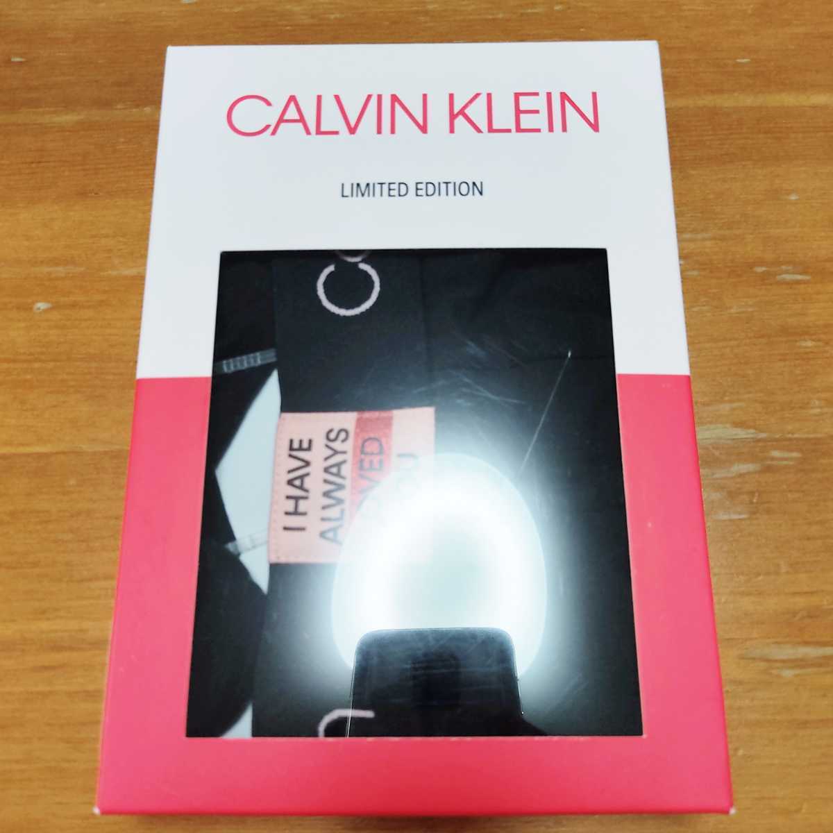 CALVIN KLEIN 限定モデル カルバンクライン Valentines Day ローライズボクサーパンツ メンズ ブラック 海外S(日本M)
