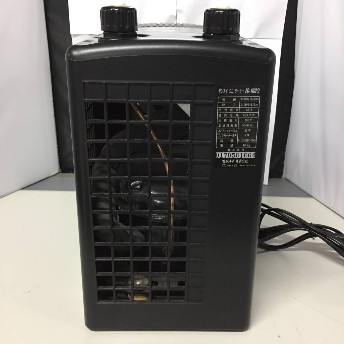 □ゼンスイ ZC-100A 水槽用 クーラー 小型循環式 ZENSUI 省エネ 静音
