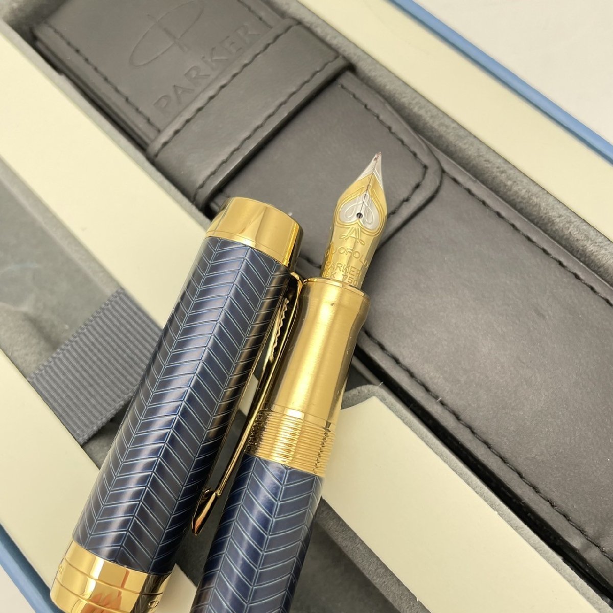 即納!最大半額! Parker パーカー 万年筆 18K デュオフォールド