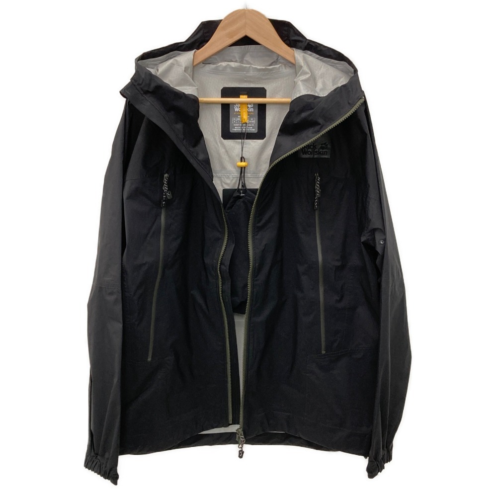 ☆☆ Jack Wolfskin ジャックウルフスキン CLOUDBURST JACKET ジャケット L メンズ 5027611-6000 804 ブラック 未使用に近い