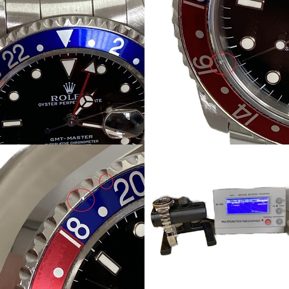 □□ ROLEX ロレックス GMTマスター 16700 やや傷や汚れあり