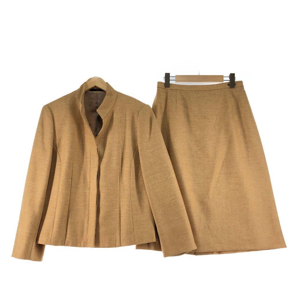 〇〇 DAKS ダックス レディース スーツ サイズ13ABR ベージュ やや傷や