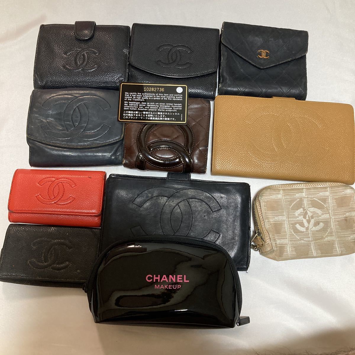 CHANEL シャネル カンボンライン キャビアスキン ニュートラベル 等