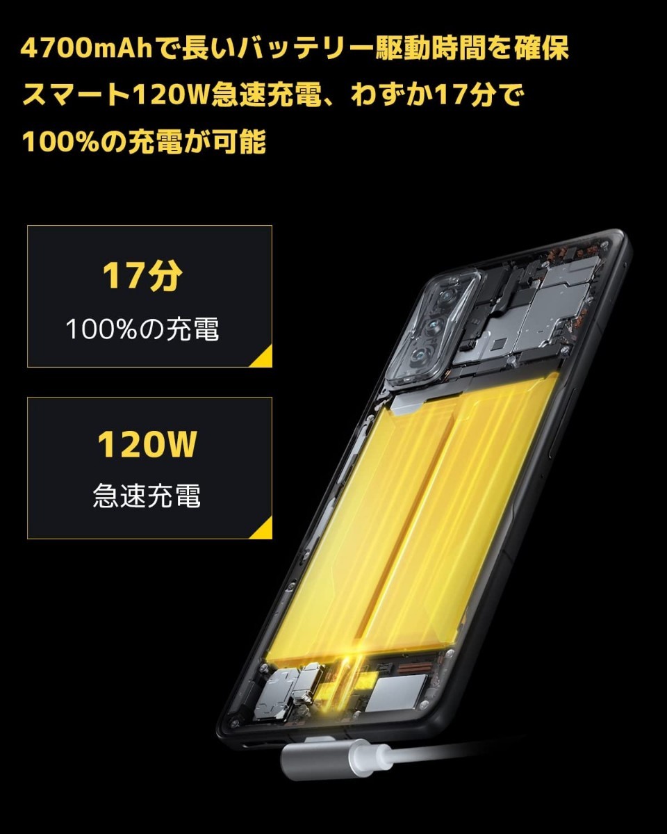 【新品・未開封】POCO F4 GT 8GB+128GB 日本語版 SIMフリー
