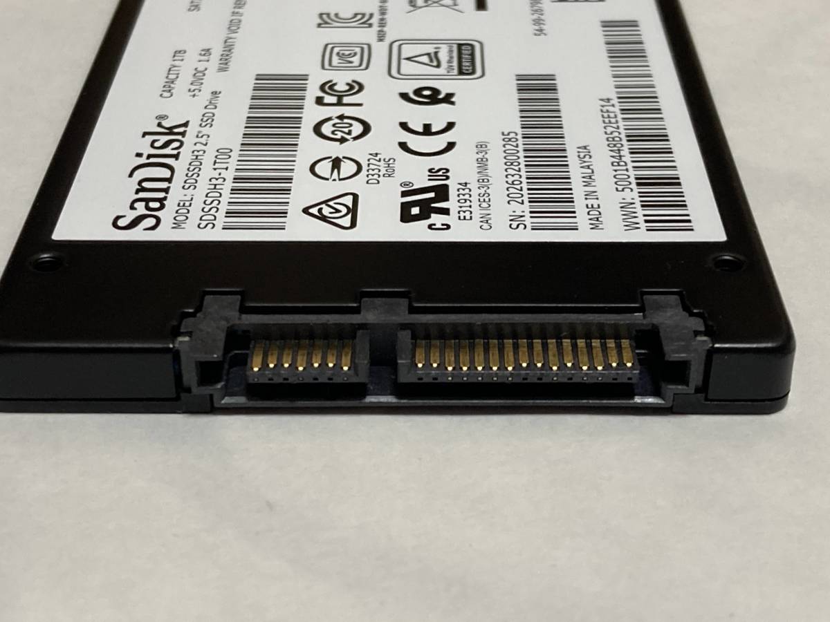 SanDisk Ultra 3D SSD SDSSDH3-1T00 (2.5インチ内蔵SSD 1TB)_画像3
