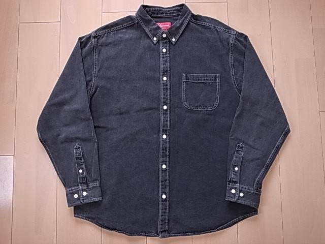 ☆ 21AW Supreme シュプリーム Applique Denim Shirt アップリケ ロゴ