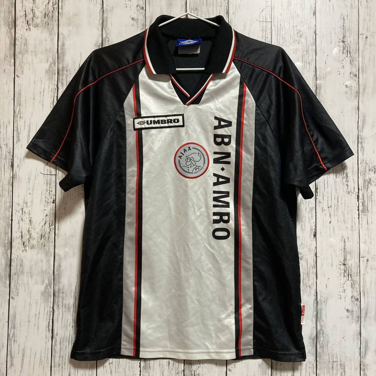 【UMBRO】 アンブロ サッカー オランダ AJAX アヤックス 半袖ユニフォーム 98-99s 希少