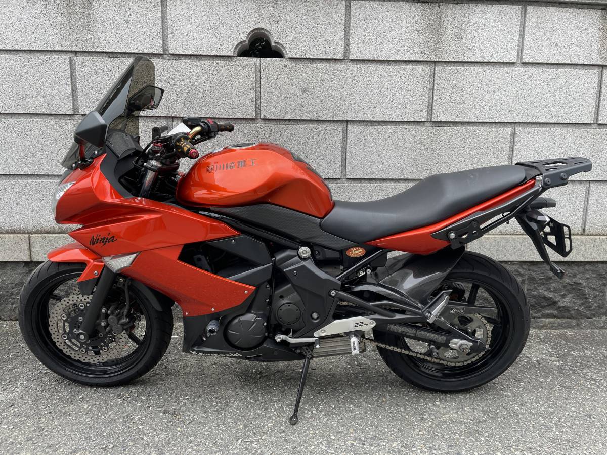 便利なETC付き　ニンジャ６５０R　NINJA650R　書類　純正キー２本付き_画像5