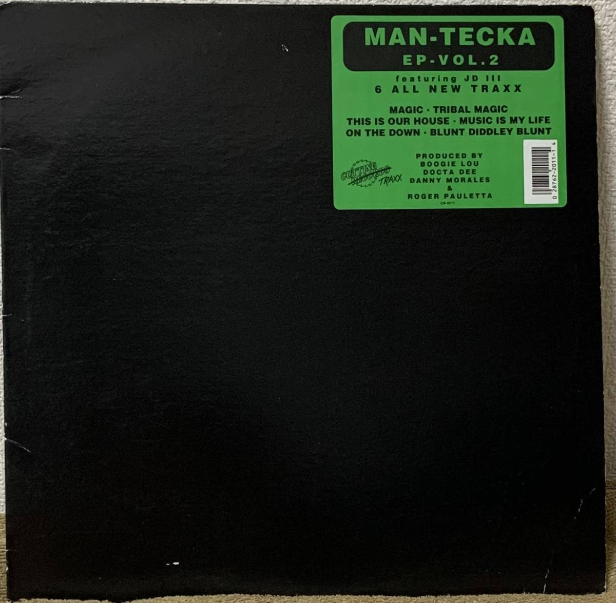 12inch! MAN-TECKA featuring JDⅢ/EP VOL.2! 1993年_画像1