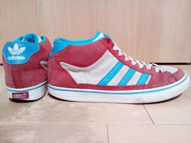 adidas アディダス SUPERSKATE VULC スーパースケートバルカン 白 赤