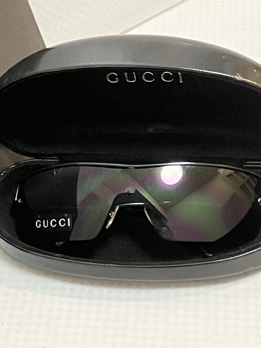 新品未使用 GUCCI グッチ サイドロゴ 黒色 サングラス メガネ