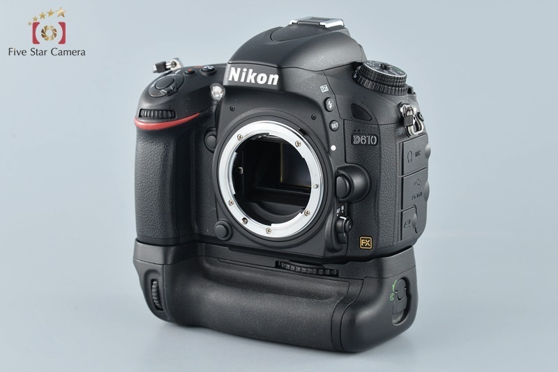 Nikon D610 ボディ＋MB-D14 美品 ニコンにて点検済み-