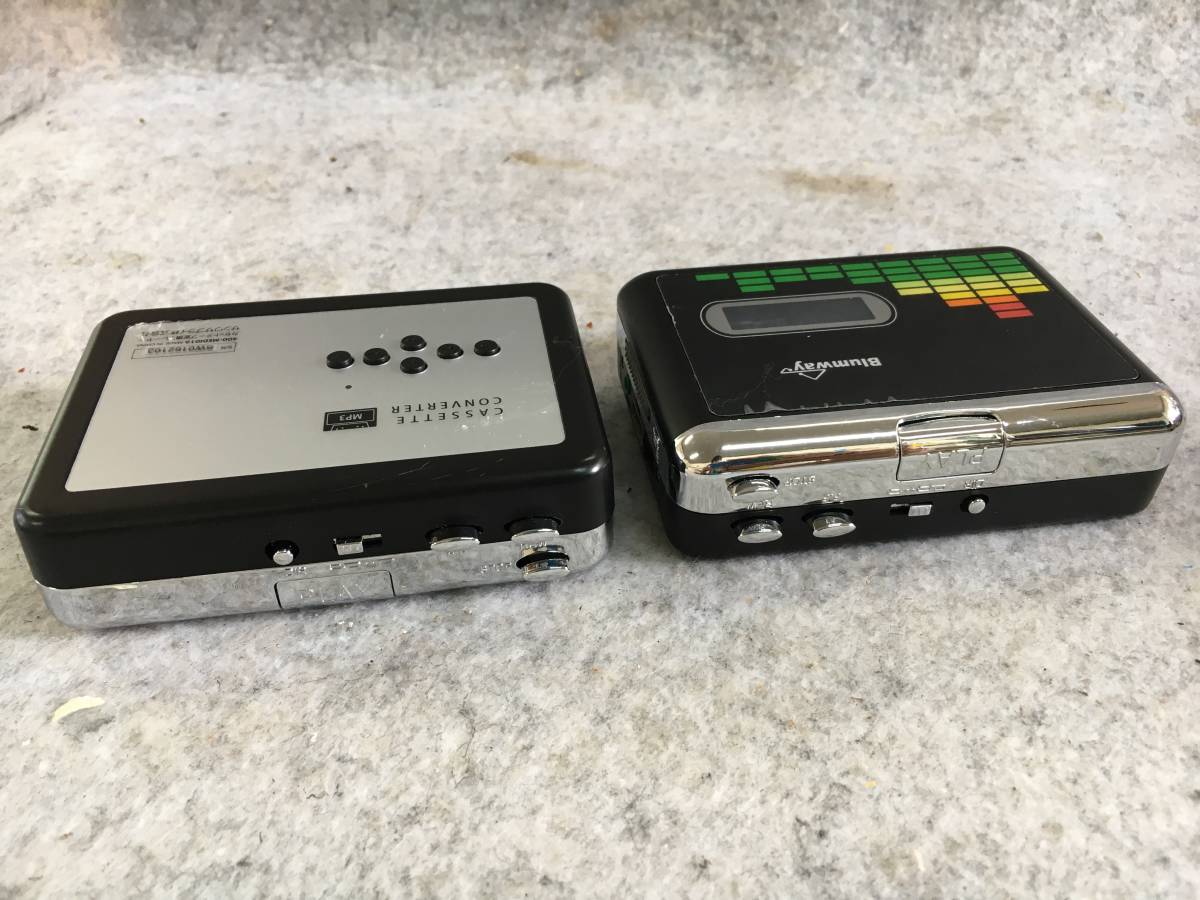 2台セット N-654 SANWA/サンワサプライ Blumway カセットテープ変換プレーヤー 400-MEDI016 MP3 カセットコンバーター_画像3