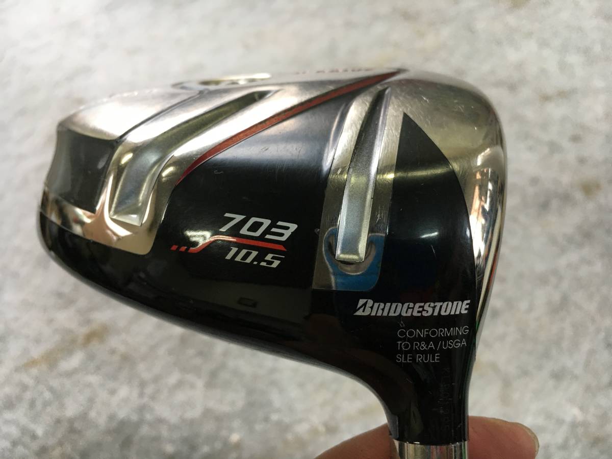 N-726 BRIDGESTONE/ブリヂストンTOURSTAGE X-DRIVE RSD 703 10.5 TAYLORMADE/テーラーメイド GLOIRE GL550 ゴルフ クラブ ドライバー_画像4