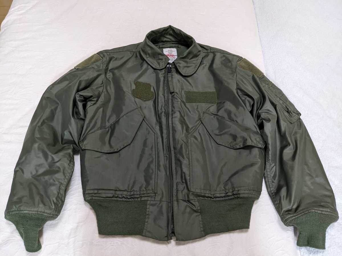 美品 Medium】米軍実物 USAF 2009 CWU-45 フライトジャケット Navy