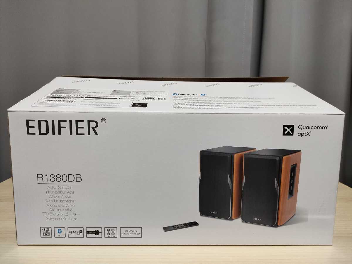 Edifier R1380DB Bluetooth対応 ブックシェルフ型 アクティブスピーカー 最大出力42W
