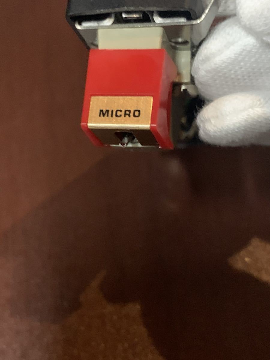 MICRO M-2100 MM型レコード用カートリッジ&ヘッドシェル H-77N カバーなし マイクロ精機_画像1