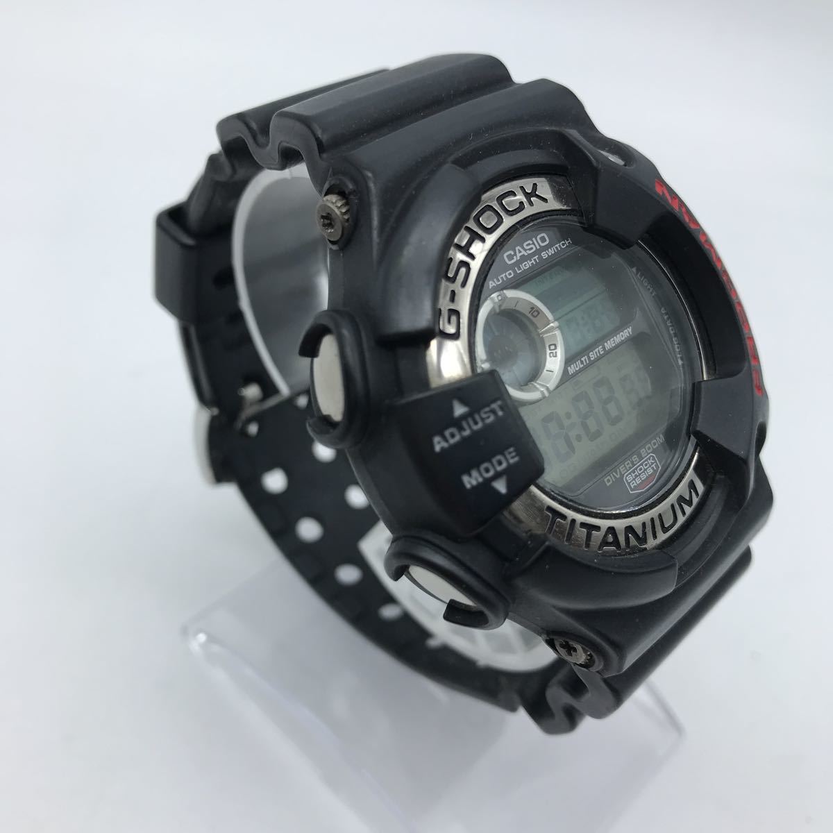 CASIO カシオ G-SHOCK ジーショック DW-9900 FROGMAN フロッグマン ブラック 動作品_画像2