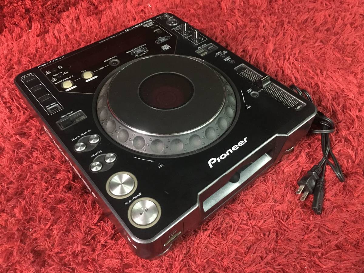 DJ パイオニア CDJ-1000MK2 CDプレイヤー DJターンテーブル デジタル