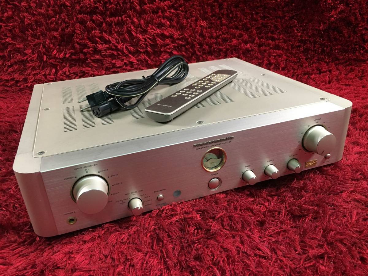 MARANTZ マランツ PM-17SA プリメインアンプ シルバー リモコン 電源