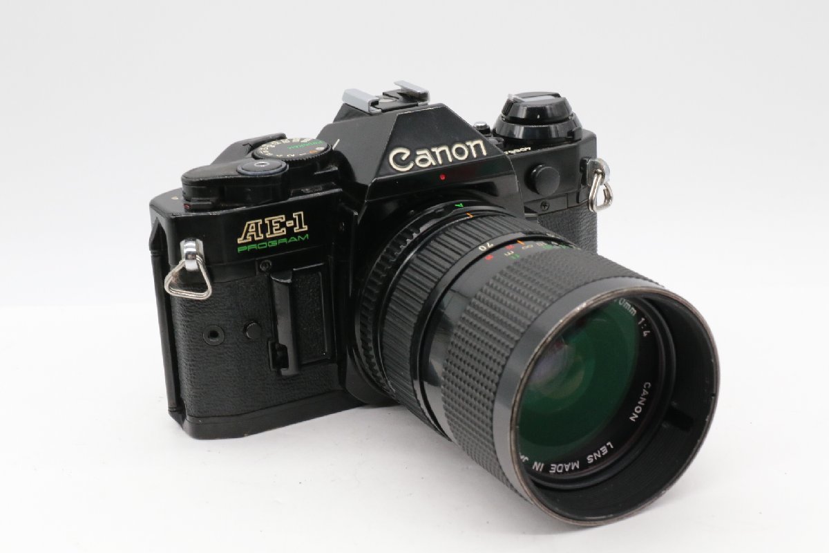 ☆良品☆キャノン CANON AE-1 PROGRAM + FD 35-105mm F3.5 ☆動作品