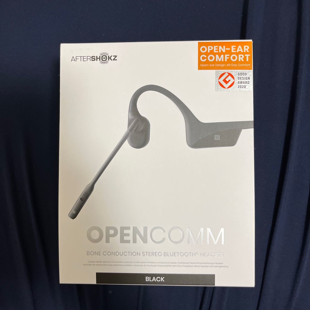 骨伝導 通話専用 OpenComm AfterShokz 骨伝導イヤホン 充電ケーブル1本